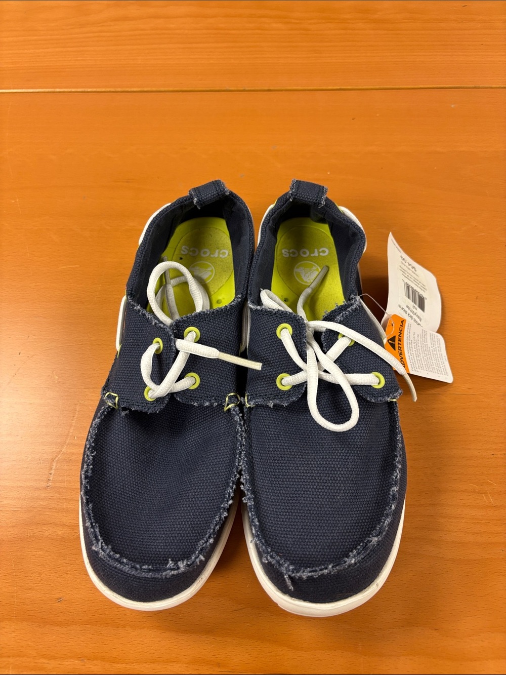 CROCS Navy  Men's Walu Deck CV Loafer
